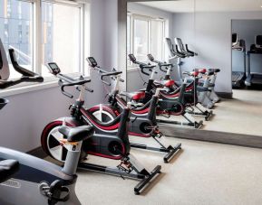 Fitness center available at Doubletree by Hilton Glasgow Central.