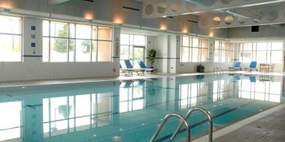 Relaxing indoor pool at Doubletree by Hilton Glasgow Strathclyde.