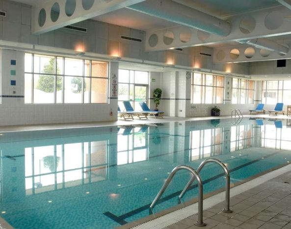 Relaxing indoor pool at Doubletree by Hilton Glasgow Strathclyde.