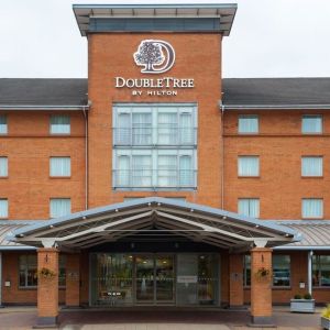 Hotel exterior at Doubletree by Hilton Glasgow Strathclyde.