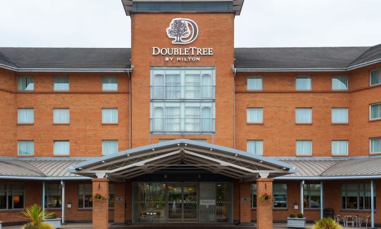 Hotel exterior at Doubletree by Hilton Glasgow Strathclyde.