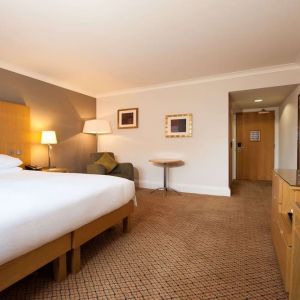 Day use room with natural light at Doubletree by Hilton Glasgow Strathclyde. 