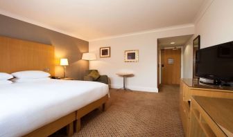 Day use room with natural light at Doubletree by Hilton Glasgow Strathclyde. 