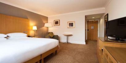 Day use room with natural light at Doubletree by Hilton Glasgow Strathclyde. 