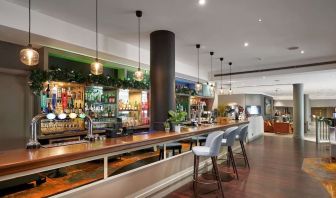 Hotel bar at DoubleTree by Hilton Swindon.