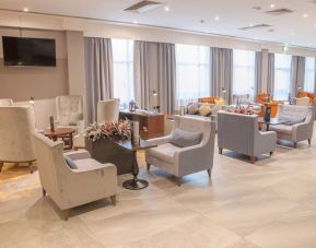 Lobby and coworking lounge at DoubleTree by Hilton Swindon.