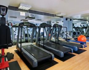 Fitness center available at DoubleTree by Hilton Swindon.  