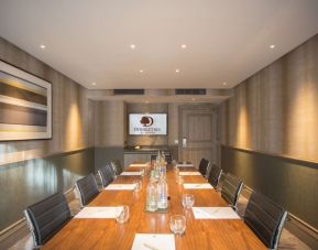 Professional meeting room at DoubleTree by Hilton London Kingston upon Thames.