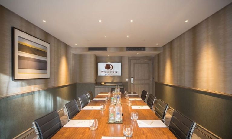 Professional meeting room at DoubleTree by Hilton London Kingston upon Thames.