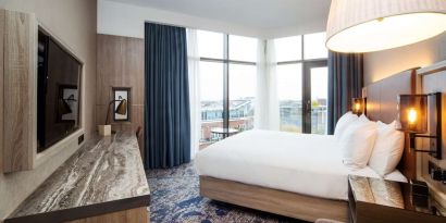 Day use room with city view at DoubleTree by Hilton London Kingston upon Thames.