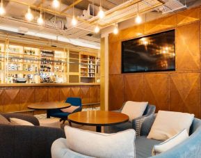 Hotel bar at DoubleTree by Hilton London Kingston upon Thames.