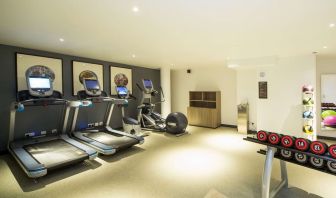 Fitness center available at DoubleTree by Hilton London Kingston upon Thames.