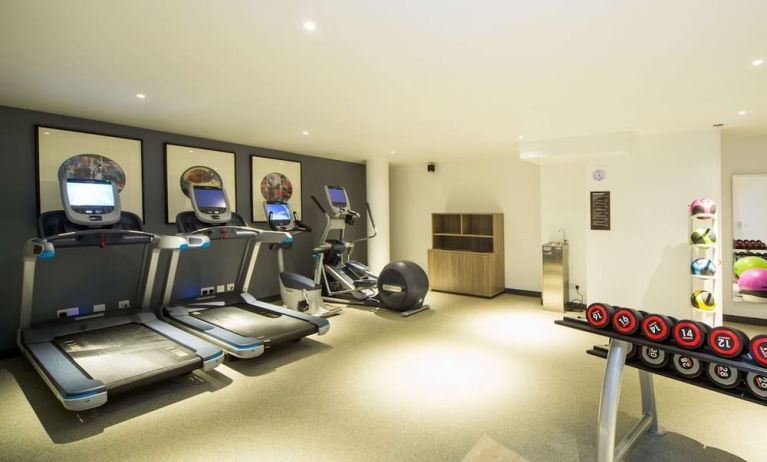 Fitness center available at DoubleTree by Hilton London Kingston upon Thames.