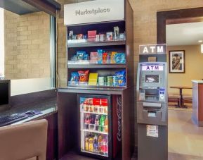 Vending machine and ATM at Comfort Suites Oakbrook Terrace.