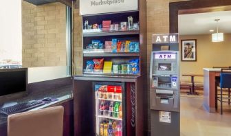 Vending machine and ATM at Comfort Suites Oakbrook Terrace.