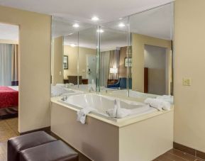 Day room with jacuzzi at Comfort Suites Oakbrook Terrace.