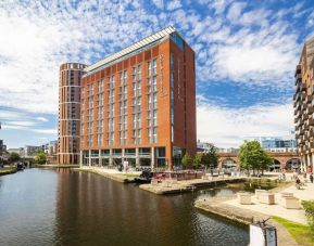 Hotel exterior at DoubleTree By Hilton Leeds City Centre.