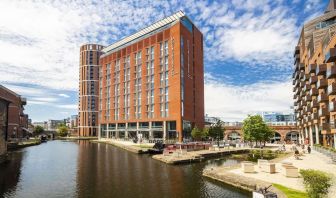 Hotel exterior at DoubleTree By Hilton Leeds City Centre.