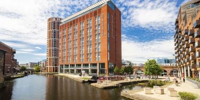 Hotel exterior at DoubleTree By Hilton Leeds City Centre.