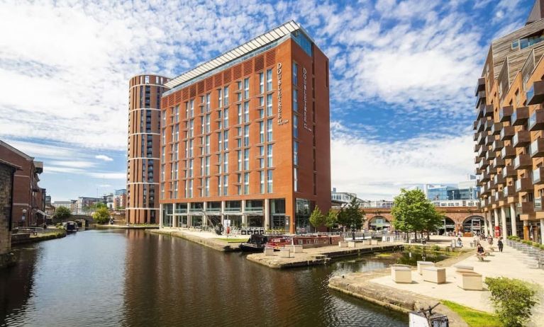 Hotel exterior at DoubleTree By Hilton Leeds City Centre.