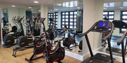 Fitness center available at DoubleTree By Hilton Leeds City Centre.