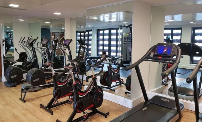 Fitness center available at DoubleTree By Hilton Leeds City Centre.