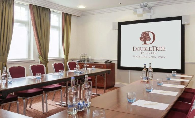 Professional meeting room at DoubleTree By Hilton Stratford-upon-Avon.