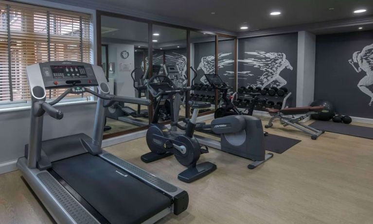 Fitness center available at DoubleTree By Hilton Stratford-upon-Avon.