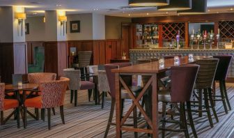 Hotel bar at DoubleTree By Hilton Stratford-upon-Avon.