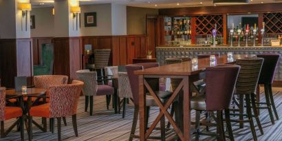 Hotel bar at DoubleTree By Hilton Stratford-upon-Avon.