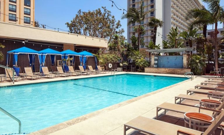 Refreshing outdoor pool at Four Points By Sheraton Los Angeles International Airport.