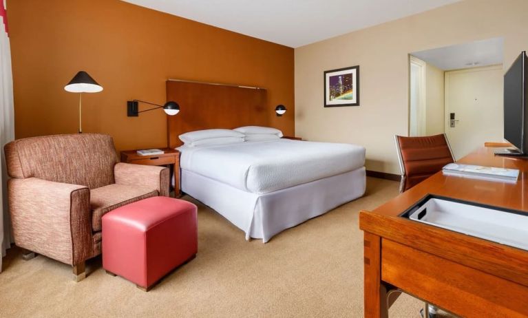 Day use room with work desk at Four Points By Sheraton Los Angeles International Airport.