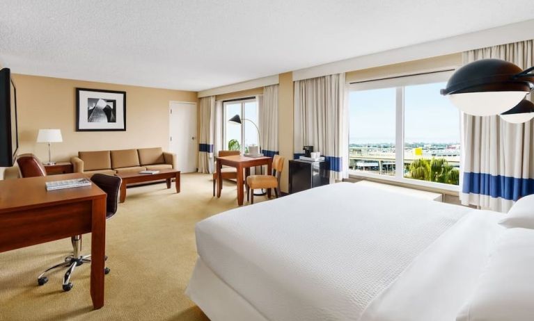 Spacious day use room at Four Points By Sheraton Los Angeles International Airport.  