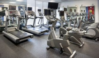 Fitness center available at Four Points By Sheraton Los Angeles International Airport. 