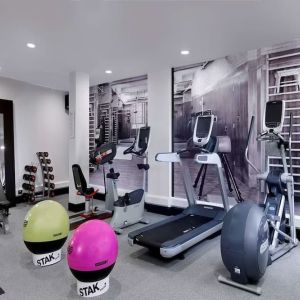 Fitness center available at DoubleTree By Hilton Nottingham - Gateway. 