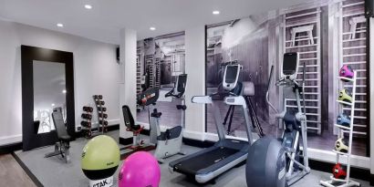 Fitness center available at DoubleTree By Hilton Nottingham - Gateway. 