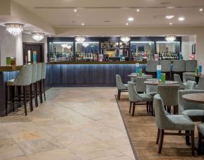 Hotel bar at DoubleTree By Hilton Nottingham - Gateway. 