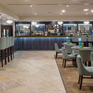 Hotel bar at DoubleTree By Hilton Nottingham - Gateway. 