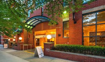 Hotel entrance at Grand Park Hotel & Suites Downtown Vancouver.