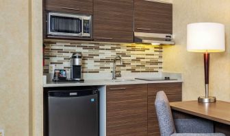 Kitchen area at Grand Park Hotel & Suites Downtown Vancouver.