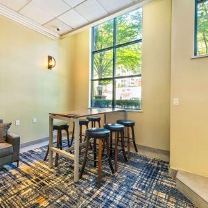 Bar area at Grand Park Hotel & Suites Downtown Vancouver.