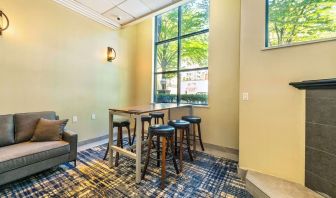 Bar area at Grand Park Hotel & Suites Downtown Vancouver.