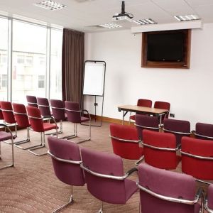 Meeting room at Leonardo Hotel Bradford.
