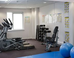 Fitness center available at Leonardo Hotel Bradford. 