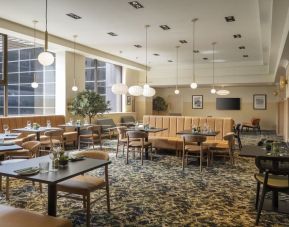 Spacious dining area perfect for coworking at Leonardo Royal Hotel Birmingham.