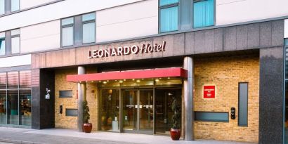 Hotel exterior at Leonardo Hotel Brighton.