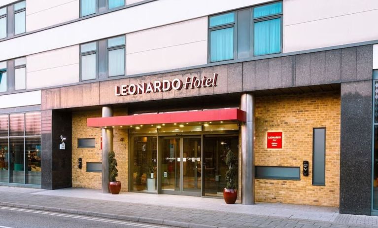 Hotel exterior at Leonardo Hotel Brighton.