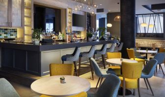 Hotel bar at Leonardo Hotel London Croydon.