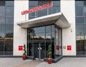 Hotel exterior at Leonardo Hotel Derby.