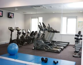 Fitness center available at Leonardo Hotel Derby. 